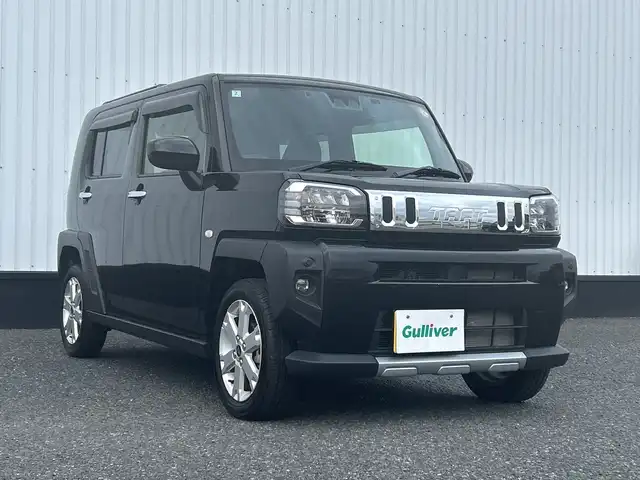 ダイハツ タフト G クロムベンチャー 千葉県 2024(令6)年 1.3万km ブラックマイカメタリック 社外ナビ（KENWOOD  MDV-D310）/(TV/BT/CD/DVD)/バックカメラ/衝突被害軽減システム/ガラスルーフ/横滑り防止装置/ETC/ドライブレコーダー/LEDヘッドライト/フォグランプ/オートライト/ウィンカーミラー/電動格納ミラー/純正15インチAW/シートヒーター/プッシュスタート/スマートキー/フロアマット/ドアバイザー