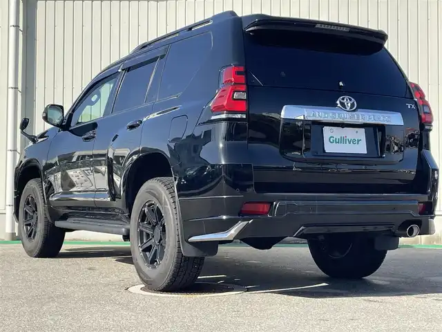 トヨタ ランドクルーザー プラド TX 富山県 2021(令3)年 4.9万km ブラック ４WD/ワンオーナー/サンルーフ/モデリスタエアロ/社外8インチナビ/フルセグＴＶ/Bluetooth/DVD再生/バックカメラ/レーダークルーズコントロール/レーンキープアシスト/オートマチックハイビーム/革調シートカバー/ステアリングスイッチ/コーナーセンサー/LEDオートライト/ＬＥＤフォグライト