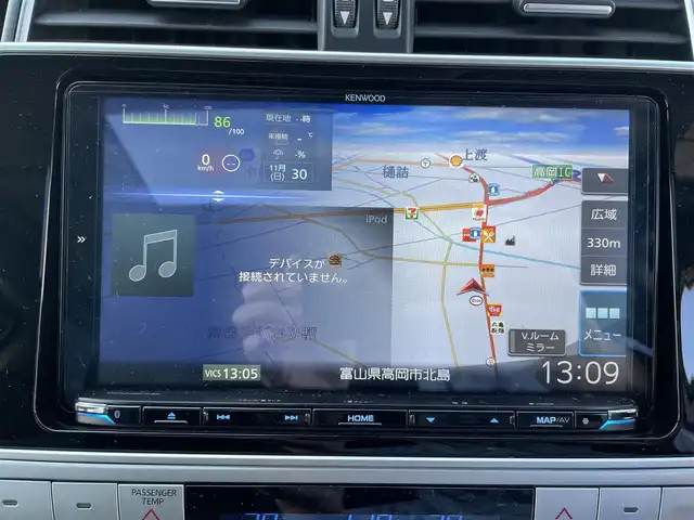 トヨタ ランドクルーザー プラド TX 富山県 2021(令3)年 4.9万km ブラック ４WD/ワンオーナー/サンルーフ/モデリスタエアロ/社外8インチナビ/フルセグＴＶ/Bluetooth/DVD再生/バックカメラ/レーダークルーズコントロール/レーンキープアシスト/オートマチックハイビーム/革調シートカバー/ステアリングスイッチ/コーナーセンサー/LEDオートライト/ＬＥＤフォグライト