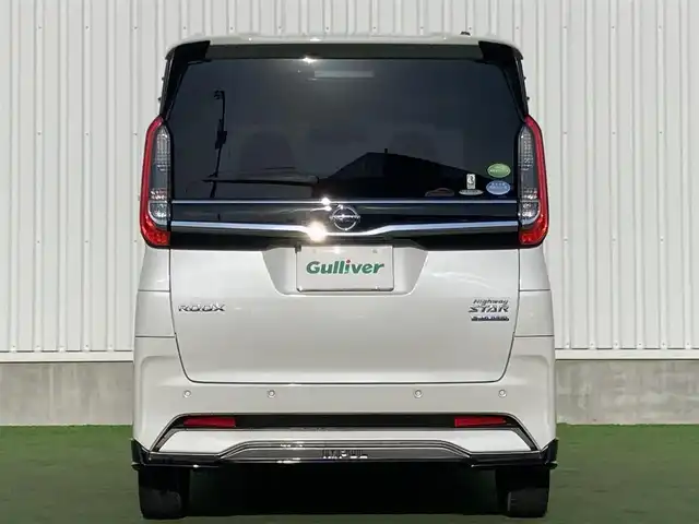 日産 ルークス HWS X プロパイロットED 香川県 2021(令3)年 2.8万km ホワイトパール 登録時走行距離：27650km/純正9型ナビ/全方位カメラ/両側パワースライドドア/エマージェンシーブレーキ/レーンキープアシスト/レーダークルーズコントロール/クリアランスソナー/電子パーキングブレーキ/LEDヘッドライト/オートライト/フォグランプ/サーキュレーター/ロールサンシェード/ドライブレコーダー/ビルトインETC/プッシュスタート/スマートキー/スペアキー