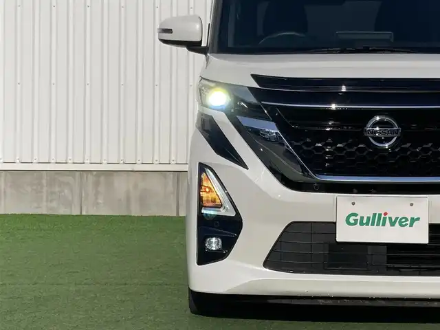 日産 ルークス HWS X プロパイロットED 香川県 2021(令3)年 2.8万km ホワイトパール 登録時走行距離：27650km/純正9型ナビ/全方位カメラ/両側パワースライドドア/エマージェンシーブレーキ/レーンキープアシスト/レーダークルーズコントロール/クリアランスソナー/電子パーキングブレーキ/LEDヘッドライト/オートライト/フォグランプ/サーキュレーター/ロールサンシェード/ドライブレコーダー/ビルトインETC/プッシュスタート/スマートキー/スペアキー