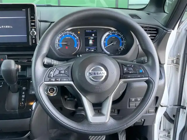 日産 ルークス HWS X プロパイロットED 香川県 2021(令3)年 2.8万km ホワイトパール 登録時走行距離：27650km/純正9型ナビ/全方位カメラ/両側パワースライドドア/エマージェンシーブレーキ/レーンキープアシスト/レーダークルーズコントロール/クリアランスソナー/電子パーキングブレーキ/LEDヘッドライト/オートライト/フォグランプ/サーキュレーター/ロールサンシェード/ドライブレコーダー/ビルトインETC/プッシュスタート/スマートキー/スペアキー