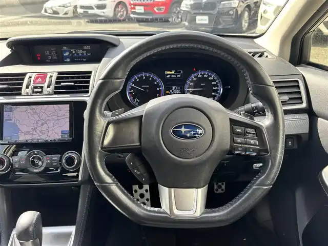 スバル レヴォーグ 1．6GT－S アイサイト 熊本県 2014(平26)年 11.5万km クリスタルホワイトP ワンオーナー/4WD/ターボ/純正ナビ（CN-R300D)/【フルセグTV/CD/DVD/Bluetooth】/バックカメラ/レーダークルーズコントロール/衝突被害軽減システム/レーンキープアシスト/ヒルスタートアシスト/コーナーセンサー/オートLEDライト/前席パワーシート/ダブルサイドエアバック/純正フロアマット/横滑り防止装置/保証書/取扱説明書