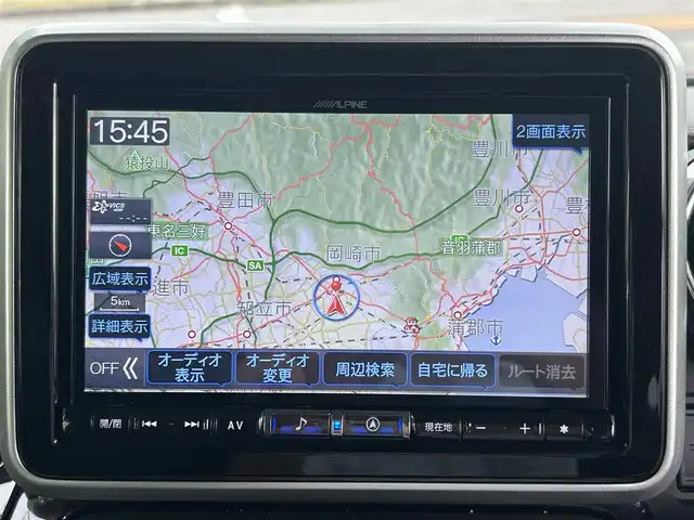 スズキ スペーシア カスタム HYBRID XS ターボ 愛知県 2022(令4)年 0.9万km ピュアホワイトP ターボ/バックカメラ　/両側パワースライド/ビルドインETC/ＨＵＤ/追従クルーズコントロール/前後社外ドライブレコーダー/後方コーナーセンサー/社外８インチナビ/SD/Bluetooth/DVD/フルセグTV/ローダウン/ベンチシート/シートヒーターD席/純正フロアマット/社外アルミホイール/カーテンエアバック/ABS/横滑り防止装置/レーンキープアシスト/衝突被害軽減システム/盗難防止装置/スマートキー/スペアキー/保証書/取扱説明書