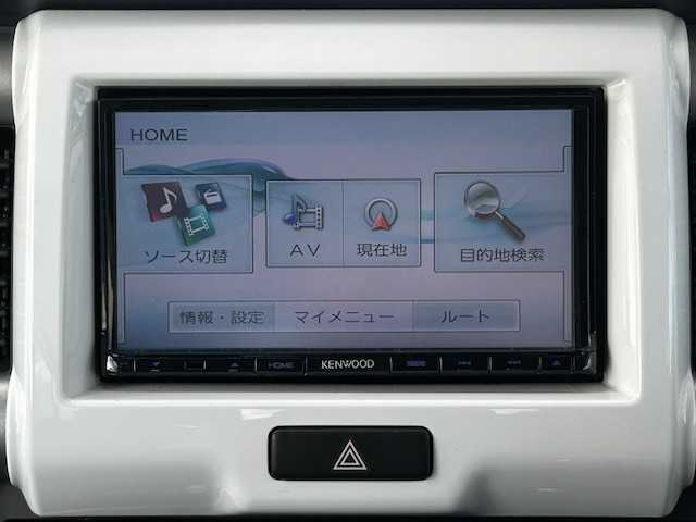 スズキ ハスラー G 青森県 2016(平28)年 8.5万km シフォンアイボリーM レーダーブレーキサポート/4WD/社外ナビ（フルセグ/バックカメラ）/D/N席シートヒーター/グリップコントロールスイッチ/ヒルディセントコントロールスイッチ/ライトレベライザー/社外夏タイヤ積込/取扱説明書