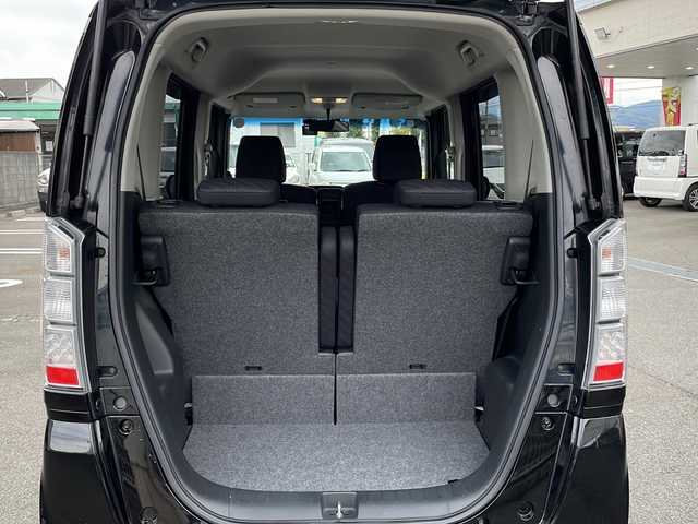 ホンダ Ｎ ＢＯＸ G SSパッケージ 愛媛県 2013(平25)年 5.2万km クリスタルブラックパール 純正メモリナビ/（AM/FM/CD/DVD/BT/USB）/ワンセグTV/バックカメラ/スマートキー/プッシュスタート/前後ドライブレコーダー/両側パワースライドドア/ETC/横滑り防止装置/ライトレベライザー/ISOFIX/ステアリングスイッチ/電格ウィンカーミラー