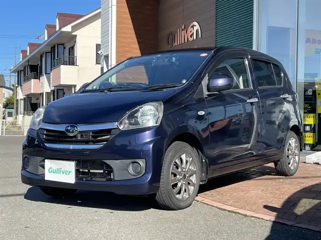 スバル プレオ プラス LA スマートアシストα 道央・札幌 2015(平27)年 4.6万km アーバンナイトブルークリスタルメタリック 登録時走行距離45/817km/ワンオーナー/　４　W　D　/社外オーディオ（CD/DVD/FM/AM/USB)/バックカメラ/アイドリングストップ/ドアバイザー/ETC/スペアキー×１/ドライブレコーダー（前方）/純正フロアマット/横滑り防止装置/盗難防止装置/衝突軽減ブレーキ/ヘッドライトレベライザー/電動格納ミラー/バニティミラー/積込冬タイヤ（純正AW/155/65/R14/23年製/溝7ｍｍ）/冬ワイパー