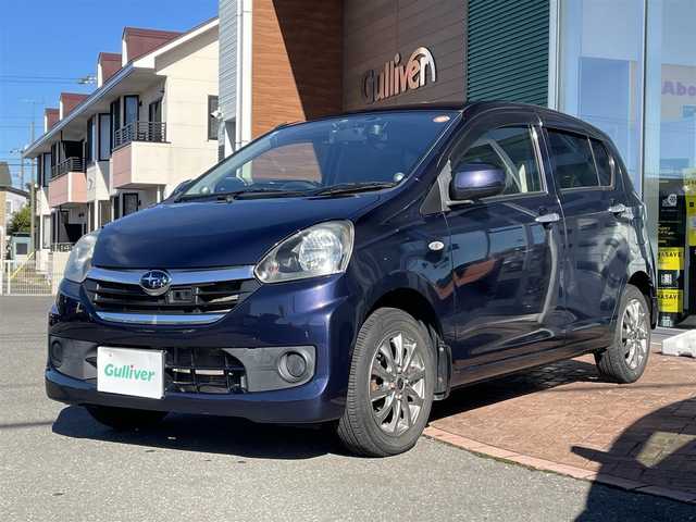 スバル プレオ プラス LA スマートアシストα 道央・札幌 2015(平27)年 4.6万km アーバンナイトブルークリスタルメタリック 登録時走行距離45817km/ワンオーナー/　４　W　D　/社外オーディオ（CD/DVD/FM/AM/USB)/バックカメラ/アイドリングストップ/ドアバイザー/ETC/スペアキー×１/ドライブレコーダー（前方）/純正フロアマット/横滑り防止装置/盗難防止装置/衝突軽減ブレーキ/ヘッドライトレベライザー/電動格納ミラー/バニティミラー/積込冬タイヤ/（純正AW/155/65/R14/23年製/溝7ｍｍ）/冬ワイパー