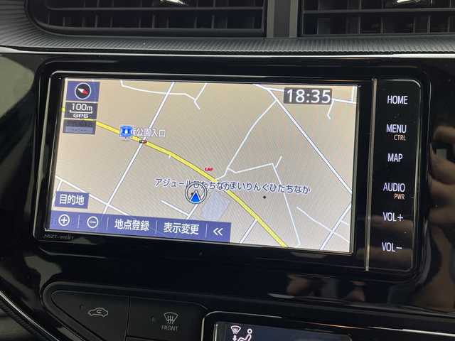 トヨタ アクア S スタイルブラック 茨城県 2020(令2)年 2.8万km ダークブルーマイカ 純正ナビ　フルセグTV　Bluetooth　全方位カメラ　衝突軽減ブレーキ　レーンキープアシスト　オートハイビーム　LEDヘッドランプ　コーナーセンサー　シートヒーター　スマートキー　ETC