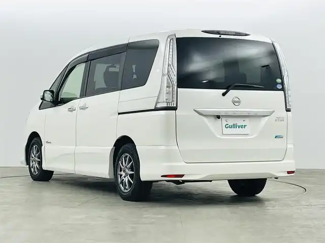 日産 セレナ ハイウェイスター Sハイブリッド 福島県 2013(平25)年 5.2万km ナイトベールパープル エマージェンシーブレーキ /・車線逸脱警報　/・踏み間違い衝突防止アシスト/社外ナビゲーション/・型式：AVN-G03/・TV/CD/DVD/AM・FM/USB/・バックカメラ/・ETC/プッシュスタート/・スマートキー/クルーズコントロール/フリップダウンモニター/電動格納ウィンカーミラー/ドアバイザー/フロアマット