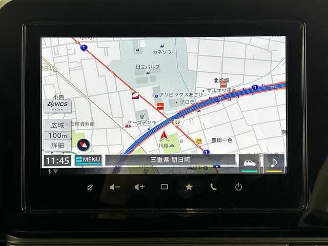 スズキ ワゴンＲ スマイル HYBRID S リミテッド 三重県 2024(令6)年 1.4万km ベージュⅡ /禁煙車//純正ナビ/・フルセグ・Bluetooth・CD・DVD・USB・AppleCarPlay・AndroidAuto//全方位モニター//両側パワースライドドア//運転席シートヒーター//衝突軽減//レーンキープアシスト//ステアリングスイッチ//ETC//LEDヘッドライト//オートライト//純正デカールセット//純正フルエアロ（F・S・R）//スマートキー//プッシュスタート