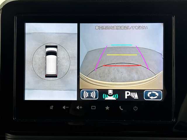 スズキ ワゴンＲ スマイル HYBRID S リミテッド 三重県 2024(令6)年 1.4万km ベージュⅡ /禁煙車//純正ナビ/・フルセグ・Bluetooth・CD・DVD・USB・AppleCarPlay・AndroidAuto//全方位モニター//両側パワースライドドア//運転席シートヒーター//衝突軽減//レーンキープアシスト//ステアリングスイッチ//ETC//LEDヘッドライト//オートライト//純正デカールセット//純正フルエアロ（F・S・R）//スマートキー//プッシュスタート
