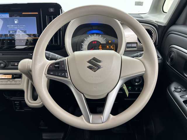 スズキ ワゴンＲ スマイル HYBRID S リミテッド 三重県 2024(令6)年 1.4万km ベージュⅡ /禁煙車//純正ナビ/・フルセグ・Bluetooth・CD・DVD・USB・AppleCarPlay・AndroidAuto//全方位モニター//両側パワースライドドア//運転席シートヒーター//衝突軽減//レーンキープアシスト//ステアリングスイッチ//ETC//LEDヘッドライト//オートライト//純正デカールセット//純正フルエアロ（F・S・R）//スマートキー//プッシュスタート