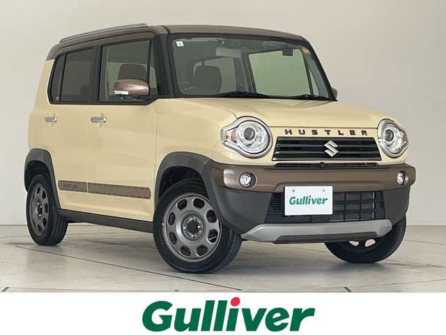 スズキ ハスラー ワンダラー 愛知県 2019(平31)年 4.5万km シフォンアイボリーメタリック/ウッディブラウン2トーンルーフ スズキセーフティサポート/全方位カメラ/純正8型ナビ/シートヒーター/ルーフレール/レーンキープアシスト/衝突軽減システム/フルセグ/CD DVD/Bluetooth/ステアリングスイッチ/スマートキー/プッシュスタート