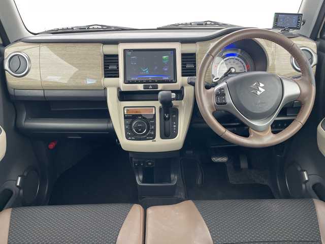 スズキ ハスラー ワンダラー 愛知県 2019(平31)年 4.5万km シフォンアイボリーメタリック/ウッディブラウン2トーンルーフ スズキセーフティサポート/全方位カメラ/純正8型ナビ/シートヒーター/ルーフレール/レーンキープアシスト/衝突軽減システム/フルセグ/CD DVD/Bluetooth/ステアリングスイッチ/スマートキー/プッシュスタート