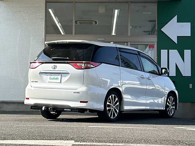トヨタ エスティマ アエラス プレミアム 愛知県 2017(平29)年 6.6万km ホワイトパールクリスタルシャイン ワンオーナー/4WD/ＳＯＲＥＸヒッチメンバー/純正SDナビ/両側パワースライドドア/フリップダウンモニター/純正LEDヘッドライト/純正18アルミ/D席パワーシート/クルーズコントロール/バックカメラ/フルセグＴＶ/Ｂｌｕｅｔｏｏｔｈ/オートハイビーム/ＨＤＭＩ入力/ドアバイザー/ウィンカーミラー/保証書/取扱説明書/記録簿R6