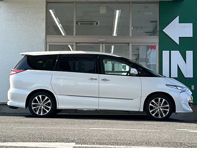 トヨタ エスティマ アエラス プレミアム 愛知県 2017(平29)年 6.6万km ホワイトパールクリスタルシャイン ワンオーナー/4WD/ＳＯＲＥＸヒッチメンバー/純正SDナビ/両側パワースライドドア/フリップダウンモニター/純正LEDヘッドライト/純正18アルミ/D席パワーシート/クルーズコントロール/バックカメラ/フルセグＴＶ/Ｂｌｕｅｔｏｏｔｈ/オートハイビーム/ＨＤＭＩ入力/ドアバイザー/ウィンカーミラー/保証書/取扱説明書/記録簿R6