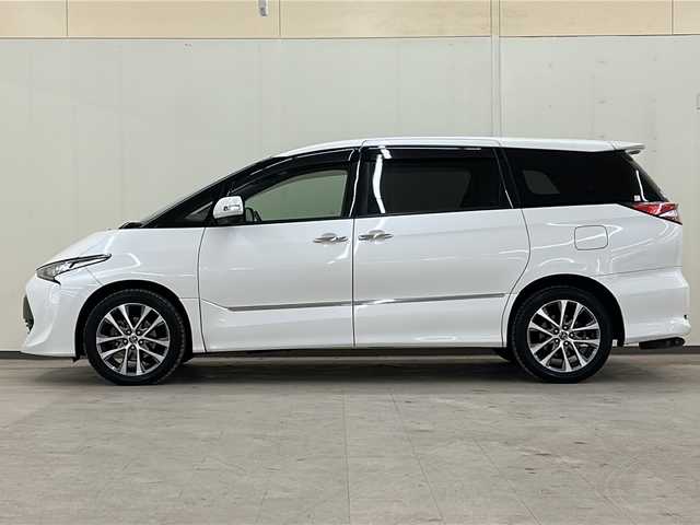 トヨタ エスティマ アエラス プレミアム 道央・札幌 2017(平29)年 6.6万km ホワイトパールクリスタルシャイン /ワンオーナー//4WD//ＳＯＲＥＸヒッチメンバー//純正10インチSDナビ、TV//両側パワースライドドア//純正フリップダウンモニター//純正LEDヘッドライト//純正18アルミ//D席パワーシート//クルーズコントロール//バックカメラ//純正ビルトインETC//フルセグＴＶ//Ｂｌｕｅｔｏｏｔｈ//オートハイビーム//ＨＤＭＩ入力//ドアバイザー//ウィンカーミラー//保証書//取扱説明書//記録簿R6