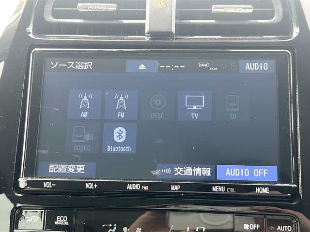 トヨタ プリウス A プレミアム　ツーリングセレ 福島県 2019(平31)年 7.6万km ブルーM ワンオーナー　純正９型ナビ　バックＣ　電動黒革エアシートヒーター　ルーフカーボン調ラッピング　オートパーキングアシスト　ヘッドアップディスプレイ　Ｑｉ充電　レーダークルーズ　ＢＳＭ　純正１７ＡＷ