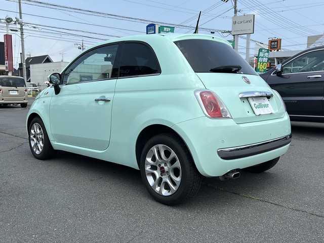 フィアット ５００ メンティーナ 長野県 2015(平27)年 2.6万km 緑 純正オーディオ/CD AM FM/コーナーセンサー(後)/ガラスルーフ/リモコンキー/横滑り防止装置/ドライブレコーダー/冬タイヤ積み込み有り/フロアマット