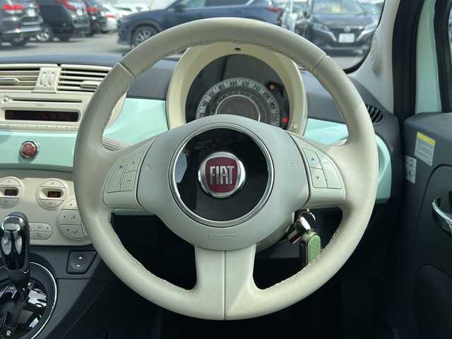 フィアット ５００ メンティーナ 長野県 2015(平27)年 2.6万km 緑 純正オーディオ/CD AM FM/コーナーセンサー(後)/ガラスルーフ/リモコンキー/横滑り防止装置/ドライブレコーダー/冬タイヤ積み込み有り/フロアマット