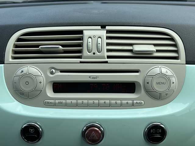 フィアット ５００ メンティーナ 長野県 2015(平27)年 2.6万km 緑 純正オーディオ/CD AM FM/コーナーセンサー(後)/ガラスルーフ/リモコンキー/横滑り防止装置/ドライブレコーダー/冬タイヤ積み込み有り/フロアマット
