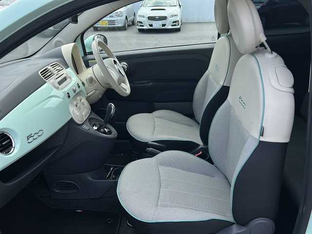 フィアット ５００ メンティーナ 長野県 2015(平27)年 2.6万km 緑 純正オーディオ/CD AM FM/コーナーセンサー(後)/ガラスルーフ/リモコンキー/横滑り防止装置/ドライブレコーダー/冬タイヤ積み込み有り/フロアマット