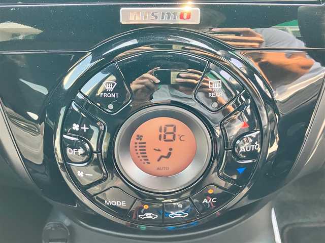 日産 ノート e－パワー ニスモ 福島県 2018(平30)年 4.7万km ブリリアントホワイトパール /エンジンスタートボタン//パワーステアリング//パワーウィンドウ//スマートキー//オートエアコン//クルーズコントロール//ETC//全方位カメラ//純正ナビ（CD/DVD）//純正ドライブレコーダー//純正フロアマット//純正アルミホイール//ABS//横滑り防止装置//ナイトビジョン//コーナーセンサー前後//レーンキープアシスト//オートライト//Wエアバック//衝突軽減システム//デジタルインナーミラー//社外アルミ車載（スタッドレス）