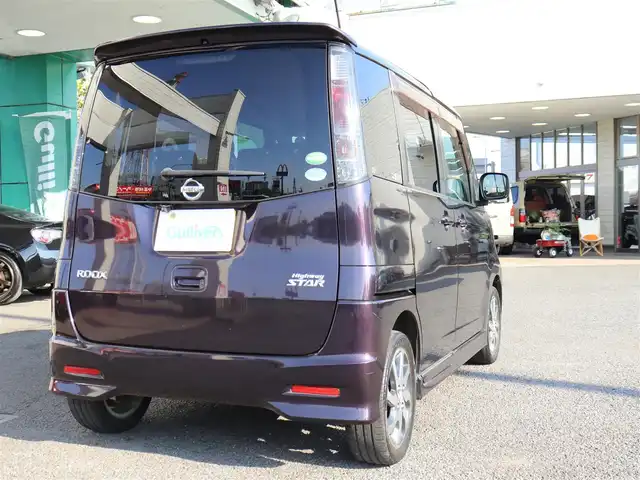 日産 ルークス ハイウェイスター 神奈川県 2013(平25)年 8.4万km アメジストパープル 社外メモリナビ/フルセグテレビ/バックカメラ/ドアバイザー/プッシュスタート/片側パワースライドドア/HID純正ヘッドライト/Bluetoothオーディオ/純正フロアマット/純正14インチAW/保証書/取説/記録簿(H25/27/28/30/R2/4/5/7)/スペアキー