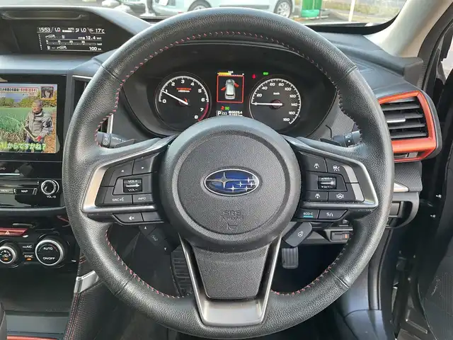 スバル フォレスター ハイブリッド X－ブレイク 長野県 2021(令3)年 5.2万km マグネタイトグレーメタリック ワンオーナー/４WD/純正HDDナビ/・Bluetooth/CD/DVD/TV/USB入力端子/ipod/AUX/社外ビルトインETC/バック、サイドカメラ/純正フロアマット/パワーシートD+N席/ハーフレザーシート/シートヒーター全席/ハンドルヒーター/純正17インチAW/AFS /コーナーセンサー後のみ/レーンキープアシスト/LEDオートライト/フォグランプ/エアバックW+サイド/衝突被害軽減システム/ドアバイザー/社外スタッドレスタイヤ積込み/スペアキー１本/シートメモリー