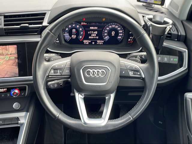 アウディ Ｑ３ スポーツバック 35TFSI 東京都 2020(令2)年 4万km 白 純正メモリナビ/フルセグテレビ/Bluetooth/バックカメラ/全方位カメラ/ウィンカーミラー/クルーズコントロール/プッシュスタート/パワーバックドア/ビルトインETC2.0/LEDヘッドライト/D/Nパワーシート/前後コーナーセンサー/オートホールドブレーキ/置くだけ充電/前後ドライブレコーダー/パドルシフト/USBポート/ルーフキャリア
