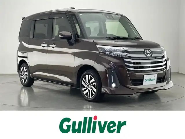 トヨタ ルーミー カスタムG 愛知県 2023(令5)年 2.5万km プラムブラウンパールクリスタルシャイン 純正９型ナビ　全方位カメラ　両側パワスラ　禁煙　フルセグ　DVD　スマアシ　追従クルコン　ドラレコ　ETC　コーナーセンサー　LEDオートライト　フォグ　オートハイビーム　USB　衝突軽減　純正マット　Bluetooth　アイドリングストップ　スマートキー　プッシュスタート