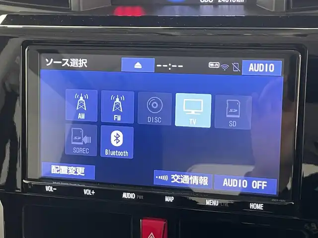 トヨタ ルーミー カスタムG 愛知県 2023(令5)年 2.5万km プラムブラウンパールクリスタルシャイン 純正９型ナビ　全方位カメラ　両側パワスラ　禁煙　フルセグ　DVD　スマアシ　追従クルコン　ドラレコ　ETC　コーナーセンサー　LEDオートライト　フォグ　オートハイビーム　USB　衝突軽減　純正マット　Bluetooth　アイドリングストップ　スマートキー　プッシュスタート