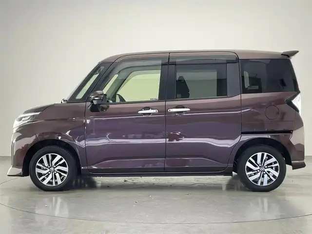 トヨタ ルーミー カスタムG 愛知県 2023(令5)年 2.5万km プラムブラウンパールクリスタルシャイン 純正９型ナビ　全方位カメラ　両側パワスラ　禁煙　フルセグ　DVD　スマアシ　追従クルコン　ドラレコ　ETC　コーナーセンサー　LEDオートライト　フォグ　オートハイビーム　USB　衝突軽減　純正マット　Bluetooth　アイドリングストップ　スマートキー　プッシュスタート