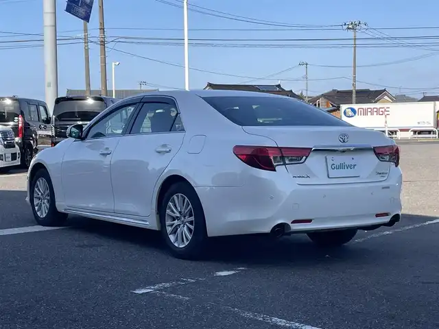 トヨタ マークＸ PREMIUM Four 新潟県 2013(平25)年 10.2万km ホワイトパールクリスタルシャイン 4WD/純正HDDナビ（Bluetooth/DTV/FM/AM）/ワンオーナー/バックカメラ/ハーフレザー/D/N席パワーシート/前後コーナーセンサー/D/N席シートヒーター/LEDヘッドライト/オートライト/ビルトインETC/純正16インチアルミホイール/スペアキー×1/スマートキー/プッシュスタート