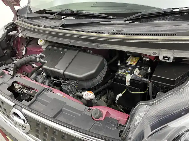 日産 デイズ ルークス ハイウェイスターX 宮城県 2017(平29)年 8.7万km スパークリングレッドM ナビ/全周囲カメラ/パワースライドドア/エマージェンシーブレーキ/オートハイビーム/スマートキー/フルオートエアコン/リアサーキュレーター/純正１４インチアルミ/ＬＥＤヘッドランプ/フォグランプ/禁煙車