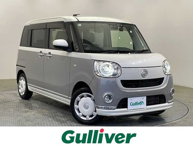 ダイハツ ムーヴ キャンバス G メイクアップ VS SAⅢ 栃木県 2021(令3)年 3.9万km パールホワイトⅢ/スムースグレーマイカメタリック 2トーン パナソニックナビ（CN-RE07WD）/(Bluetooth/フルセグTV)/全方位カメラ/バックカメラ/スマートアシストIII/・衝突回避支援ブレーキ機能/・衝突警報機能/・車線逸脱警報機能/・誤発進抑制制御機能/・先行車発進お知らせ機能/・前後コーナーセンサー/・オートハイビーム/ETC/前後ドライブレコーダー/両側パワースライドドア/運転席シートヒーター/LEDヘッドライト/フロントガラス熱線/バックソナー/オート電動格納ミラー