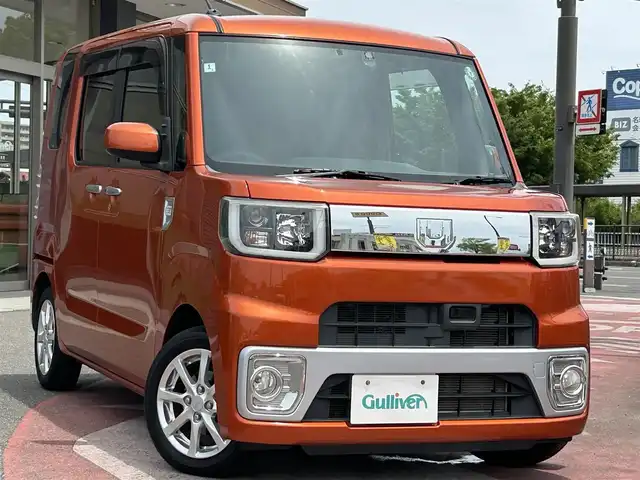 ダイハツ ウェイク L ファインセレクション SA 香川県 2016(平28)年 3.1万km トニコオレンジメタリック ワンオーナー/純正SDナビ/【フルセグ/CD/DVD/Bluetooth】/純正前方ドライブレコーダー/バックカメラ/純正14インチアルミ/衝突被害軽減システム/純正フロアマット/ベンチシート/オートライト