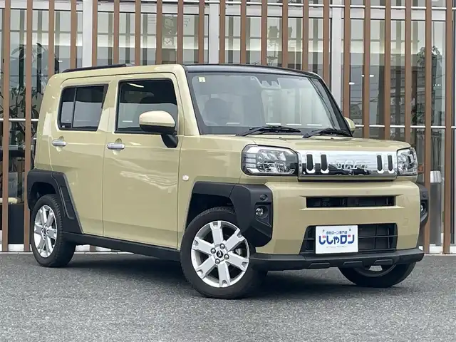 ダイハツ タフト G 鳥取県 2020(令2)年 10.2万km サンドベージュメタリック (株)IDOMが運営する【じしゃロン鳥取店】の自社ローン専用車両になります。こちらは現金またはオートローンご利用時の価格です。自社ローンご希望の方は別途その旨お申付け下さい/社外ナビ（CN-RE06WD）/・フルセグ/CD/DVD/BT/バックカメラ/スマートアシスト/ガラスルーフ/LEDオートライト/LEDフォグ/前後センサー/前席シートヒーター/電動パーキング/オートブレーキホールド/社外ETC/スマートキー/プッシュスタート