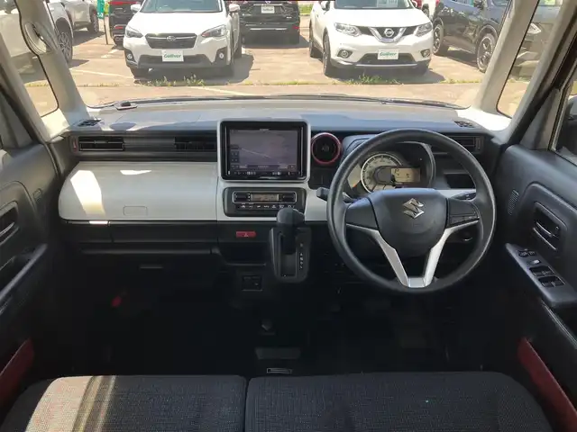 スズキ スペーシア HYBRID G 道南・函館 2019(令1)年 6.2万km アーバンブラウンパールメタリック ・デュアルセンサーブレーキサポート/・社外メモリナビ/・フルセグTV/・バックカメラ/・ドライブレコーダー前後/・社外エンジンスターター/・ホイール付スタッドレスタイヤ積込/・オートライト/・エンジンプッシュスタート/・スマートキー