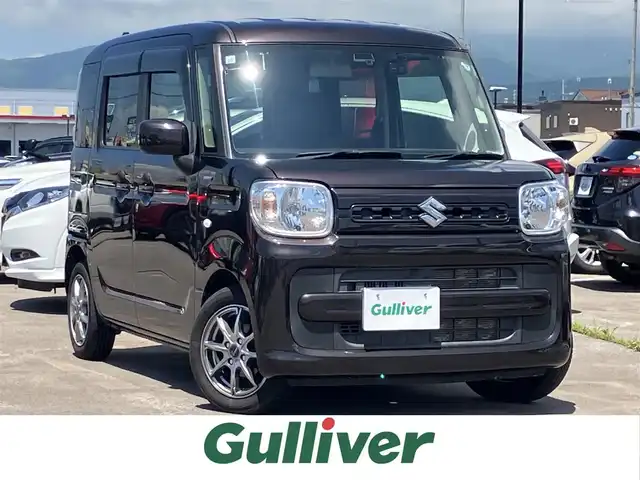 スズキ スペーシア HYBRID G 道南・函館 2019(令1)年 6.2万km アーバンブラウンパールメタリック ・デュアルセンサーブレーキサポート/・社外メモリナビ/・フルセグTV/・バックカメラ/・ドライブレコーダー前後/・社外エンジンスターター/・ホイール付スタッドレスタイヤ積込/・オートライト/・エンジンプッシュスタート/・スマートキー