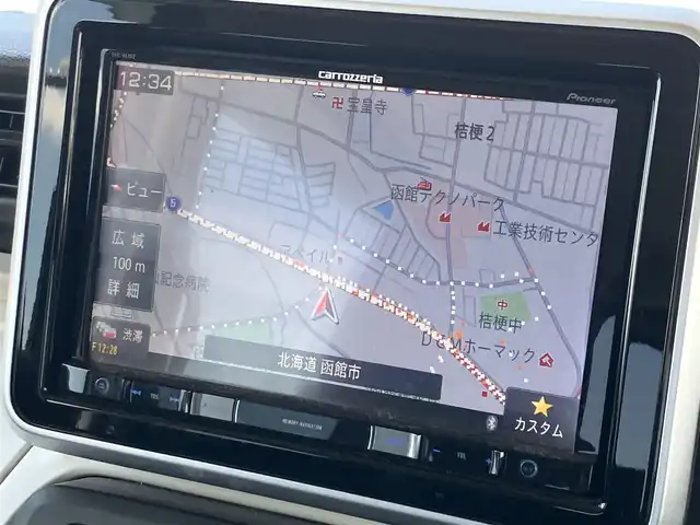 スズキ スペーシア HYBRID G 道南・函館 2019(令1)年 6.2万km アーバンブラウンパールメタリック ・デュアルセンサーブレーキサポート/・社外メモリナビ/・フルセグTV/・バックカメラ/・ドライブレコーダー前後/・社外エンジンスターター/・ホイール付スタッドレスタイヤ積込/・オートライト/・エンジンプッシュスタート/・スマートキー