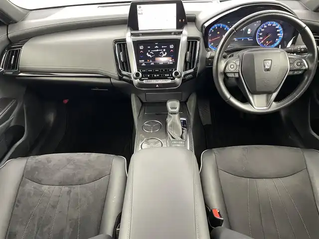 トヨタ クラウン RS アドバンス 福島県 2018(平30)年 3.9万km ホワイトパールクリスタルシャイン トヨタセーフティーセンス　/・PCS/・車線逸脱警報/・レーダークルーズコントロール/・オートマッチクハイビーム/・BSM/・HUD/純正ディスプレイオーディオ　/【AM/FM/DVD/CD/Bluetooth/フルセグ】/バックカメラ　/ドライブレコーダー　/ＥＴＣ２．０　/デジタルインナーミラー/電子パーキング　/・ブレーキホールド　/パワーシート　/・シートヒーター　/・ハンドルヒーター　/・ハーフレザー/プッシュスタート/・スマートキー/LEDライト/・オートライト/・フォグライト