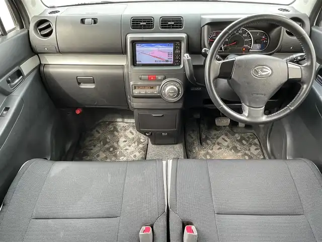 ダイハツ ムーヴ コンテ カスタム RS 新潟県 2013(平25)年 4.5万km パールホワイトⅢ 純正ナビ/(AM/FM/CD/USB/ワンセグ)/ETC/アイドリングストップ/HIDヘッドライト/フォグランプ/革巻きステアリング/電格ミラー/ドアバイザー/スマートキー