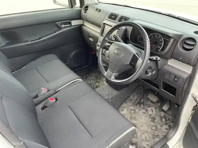 ダイハツ ムーヴ コンテ カスタム RS 新潟県 2013(平25)年 4.5万km パールホワイトⅢ 純正ナビ/(AM/FM/CD/USB/ワンセグ)/ETC/アイドリングストップ/HIDヘッドライト/フォグランプ/革巻きステアリング/電格ミラー/ドアバイザー/スマートキー