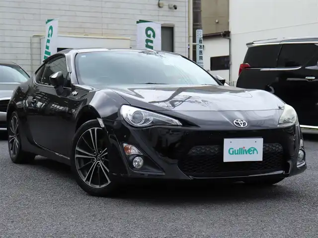 トヨタ ８６ GT 神奈川県 2012(平24)年 6.9万km クリスタルブラックシリカ 純正メモリナビ/フルセグテレビ/バックカメラ/ドアバイザー/プッシュスタート/ETC/Bluetoothオーディオ/ドラレコ前後/純正17インチAW/純正ヘッドライト/フロントフォグランプ/スペアキー