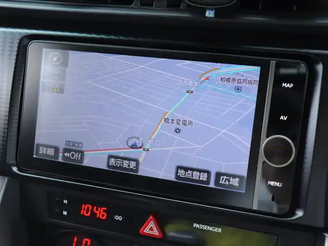 トヨタ ８６ GT 神奈川県 2012(平24)年 6.9万km クリスタルブラックシリカ 純正メモリナビ/フルセグテレビ/バックカメラ/ドアバイザー/プッシュスタート/ETC/Bluetoothオーディオ/ドラレコ前後/純正17インチAW/純正ヘッドライト/フロントフォグランプ/スペアキー
