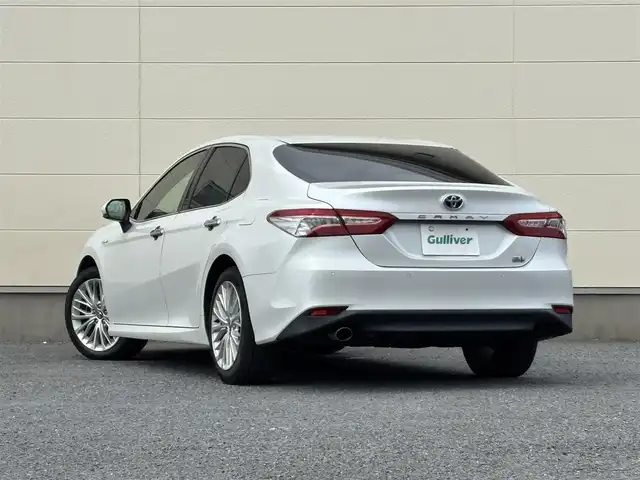 トヨタ カムリ G レザーパッケージ 茨城県 2017(平29)年 8.8万km プラチナホワイトパールマイカ 純正メモリナビ/　(AM/FM/BT)/フルセグ/バックカメラ/純正ドライブレコーダー/ビルトインETC/クルーズコントロール/パワーバックドア/クリアランスソナー/本革シート/パワーシート/ヒートシーター/プッシュスタート/カーテンエアバッグ/LEDヘッドライト/オートライト/純正フロアマット/純正アルミホイール