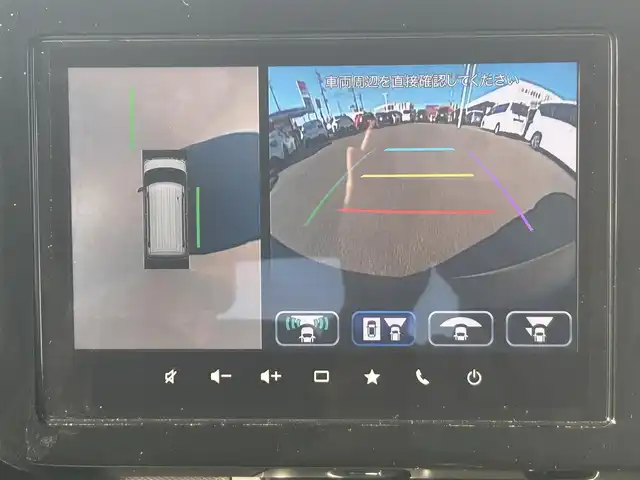 スズキ スペーシア ギア HYBRID XZ 岡山県 2024(令6)年 1.4万km モスグレーメタリック 登録時走行距離13984km/純正9インチナビ/フルセグTV(AM.FM.CD.DVD.TV.BT)/両側パワースライドドア/全方位カメラ/シートヒーター/ステアリングヒーター/クリアランスソナー/衝突軽減ブレーキ/横滑り防止装置/レーダークルーズコントロール/レーンキープアシスト/プッシュスタート/オートライト/オートマチックハイビーム/アイドリングストップ/14インチ純正AW