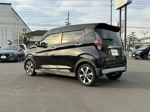 三菱 ｅＫクロス T 岡山県 2020(令2)年 3.9万km アメジストブラック ナビ　/全方位カメラ　/バックカメラ　/ワンセグＴＶ　/Bluetooth接続　/アイドリングストップ　/プッシュスタート　/ＵＳＢ入力端子　/フルフラットシート　/シートヒーター　/15インチ純正アルミホイール